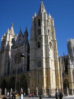 LA CATEDRAL DE LE&Oacute;N  (estilo g&oacute;tico)